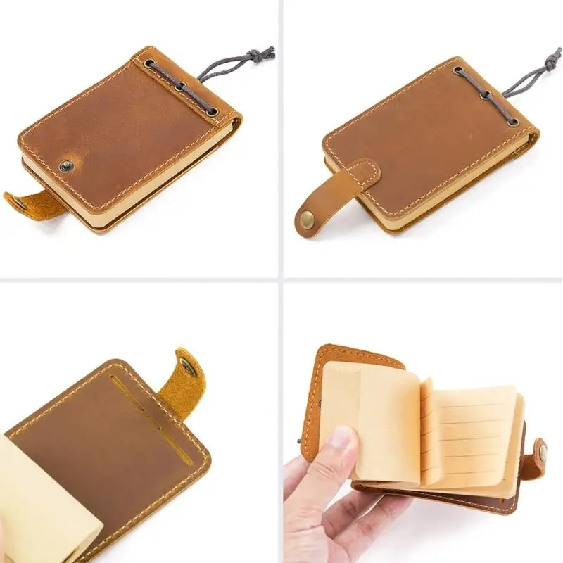Y1UB Thin Pocket Size Notebook Enhanced Durability Everyday Carry Business Setting