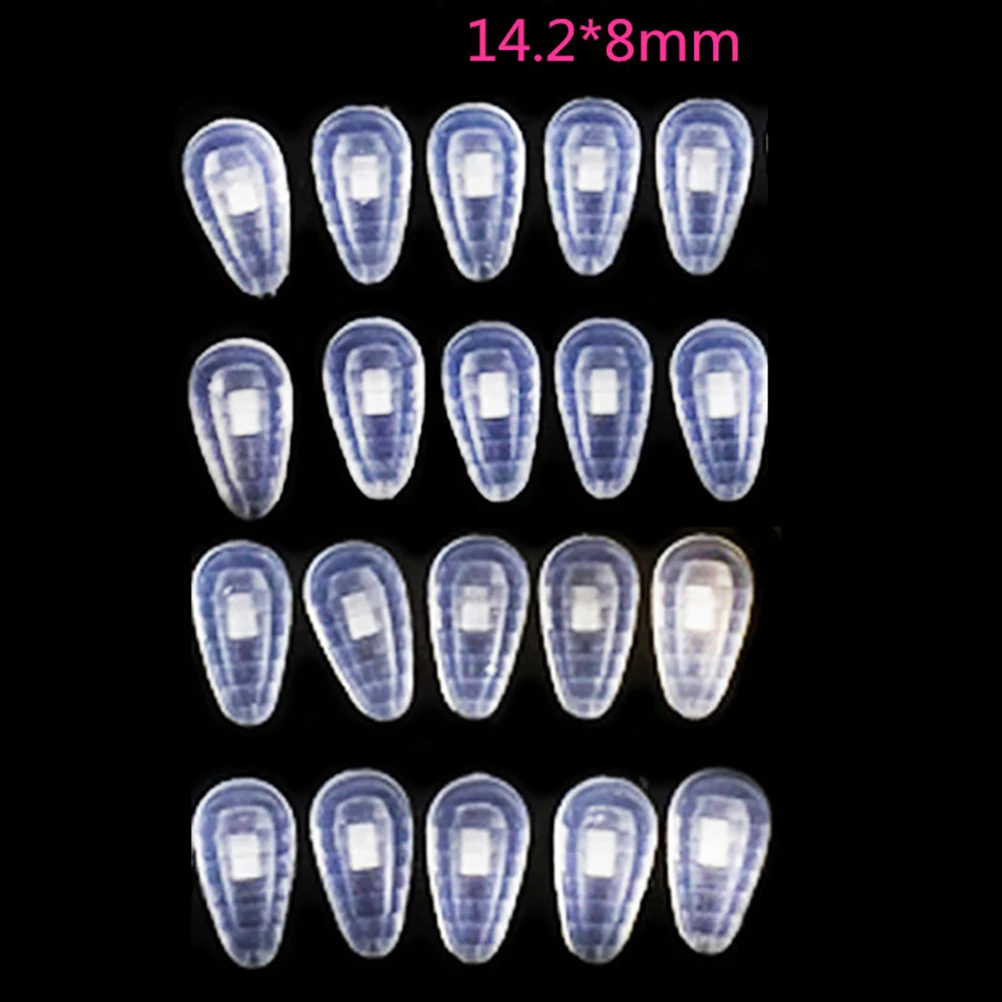 

Glasses Repair Kit 10pairs Silicone Nose Pads Stainless Screws Metal Tweezers Lens Cloth Plastic Box Eyewear