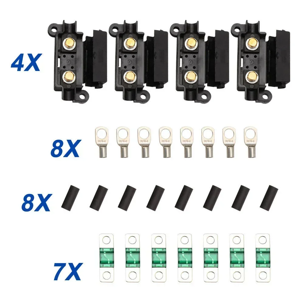 Heavy Duty 40A MIDI Fuse Kit 4 ANS Holder 7 x 40 AMP Fuses Ensures Long lasting Protection for Redarc BCDC Dual Battery