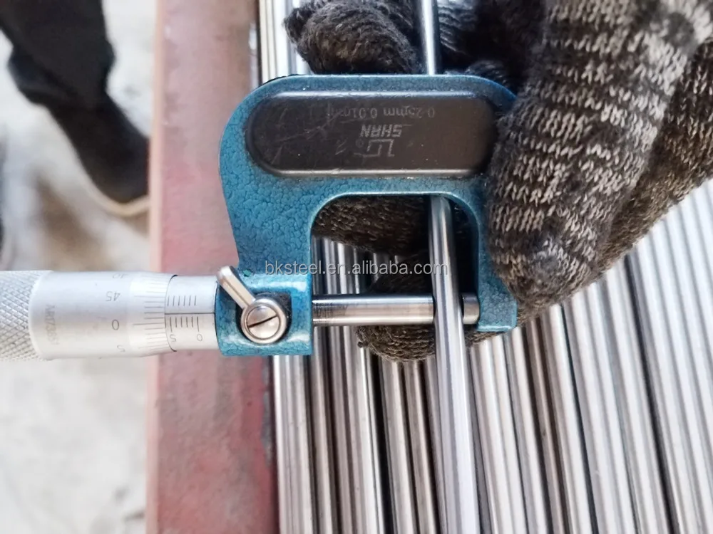 

HotF7 Индукционный закаленный хромированный стержень вала Ck45 1045 St52 S45C 20Mnv6 C45 4140 Твердый хромированный гидравлический цилиндр Поршень R