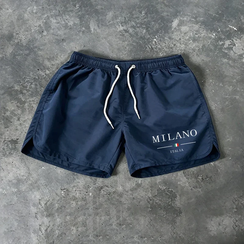 

Новые летние мужские шорты для пляжа, повседневные модные короткие брюки, мужские спортивные шорты для бега, фитнеса, велоспорта, мужская одежда