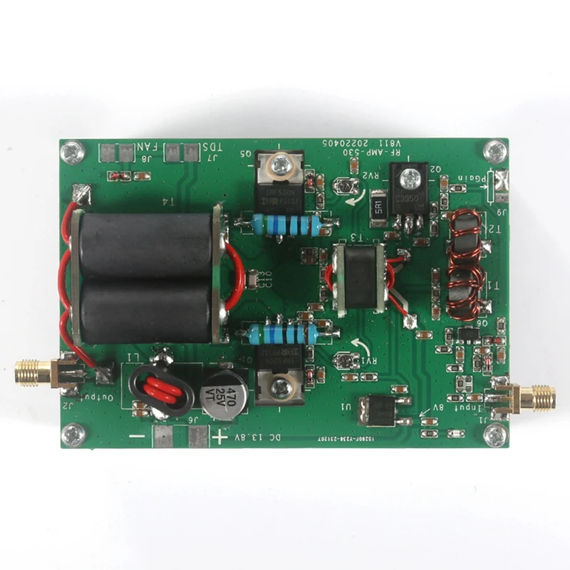 Amplifier Module High Frequency High Power Finished 50W Short Wave 3-28Mhz Linear Radio Radio Transmission Module