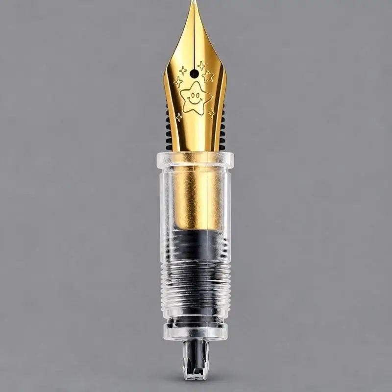 Y1UB Fountain Pen Repair Nib Assembly in Metal Alloy, Design for Hand Installation and or Journaling Practice