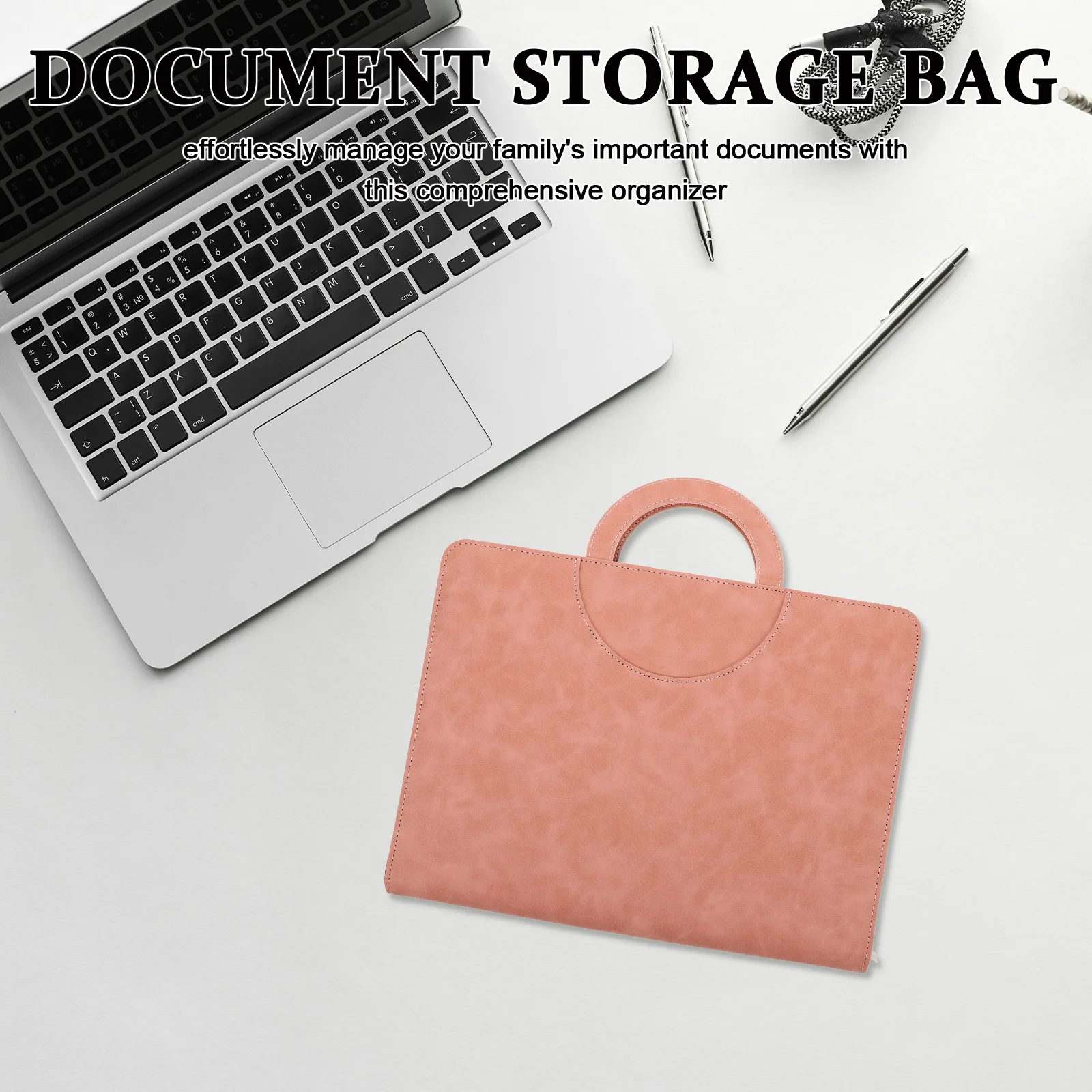 منظم تخزين المستندات مقاس A4 بسحاب للإغلاق من البولي يوريثان بحجم صغير لشهادة الزواج لبطاقة جواز السفر #6