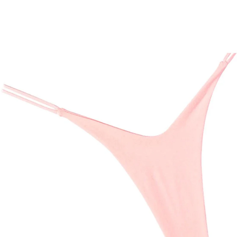 TERMEZY Women\'s Sexy Temptation G-string Gym Sport Thong Solid Color Comfortable Panties Soft Cotton Underwear