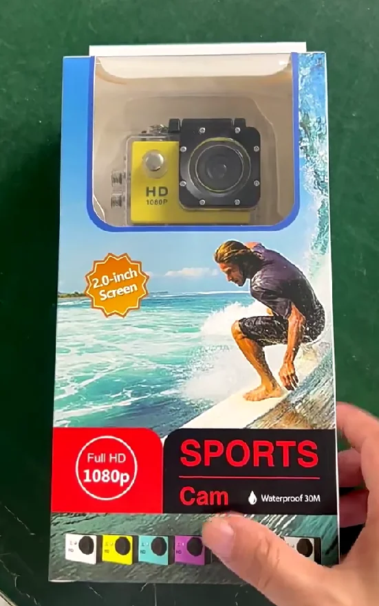 Waterproof Action Camera with WiFi - Digital DV Camera for Diving, Cycling and Sports Recording