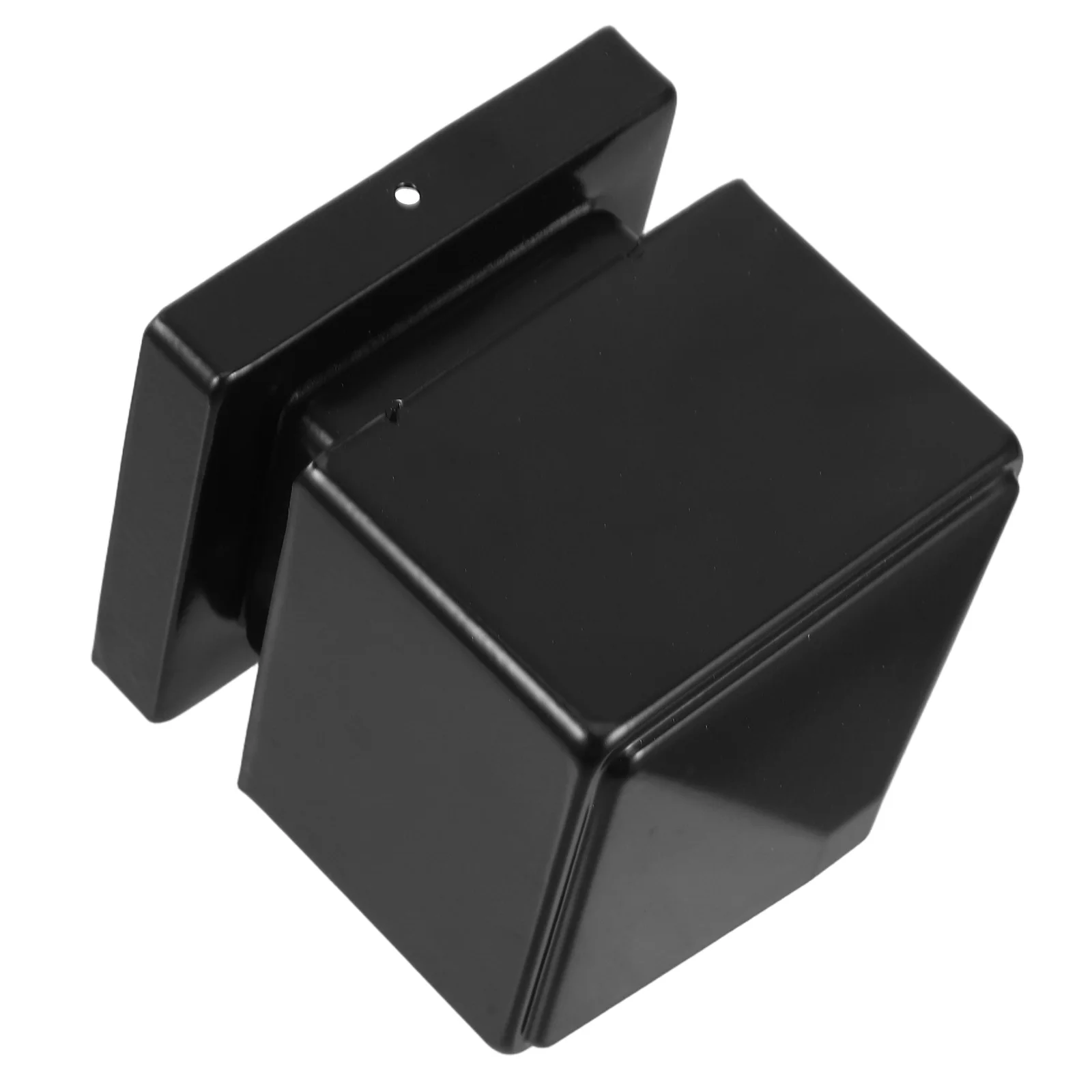 

Elegant Iron Post Caps Black Metal Garden Fence Topper Durable Protective Cover For Wood Plastic Vinyl Mailbox Posts Galvanized