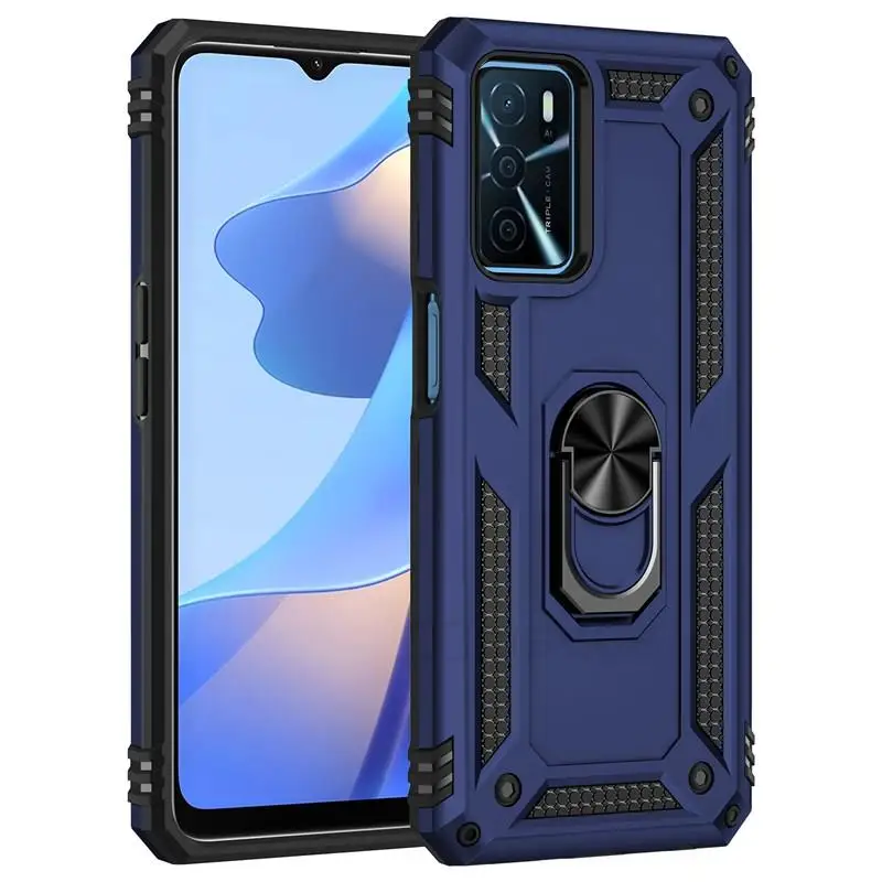 Case For OPPO A96 A36 A54S A16 A74 A94 5G A15 A53 A3S A5S A9 2020 Reno 5 Lite 4 6 Luxury Armor Shockproof Case Silicone PC Cover