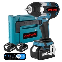 1800N.M Torque Brushless Electric Impact Wrench with 588VF Battery 1/2\