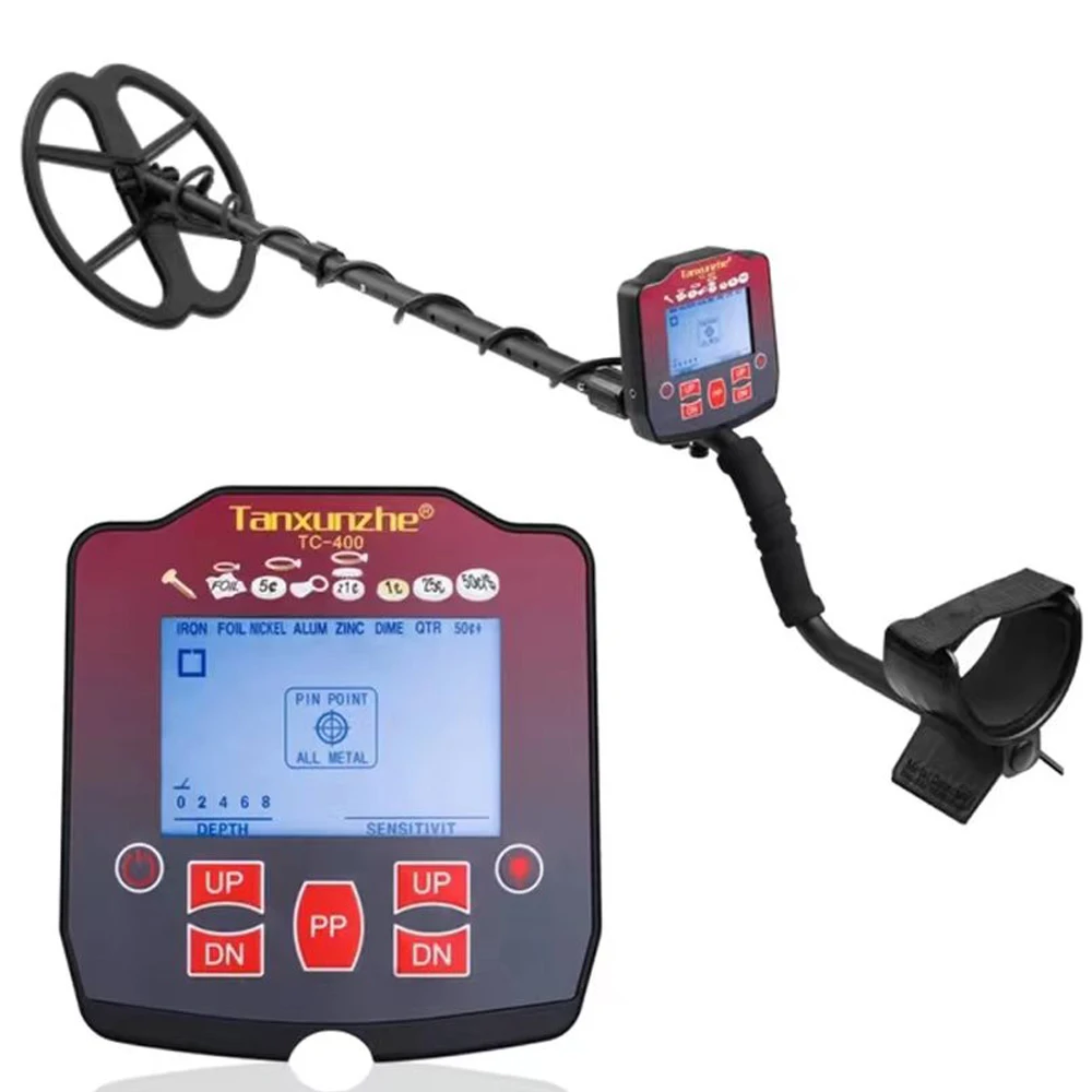 Professional Underground Gold Metal Detector TC400 Scanner Finder Digger Waterproof 11