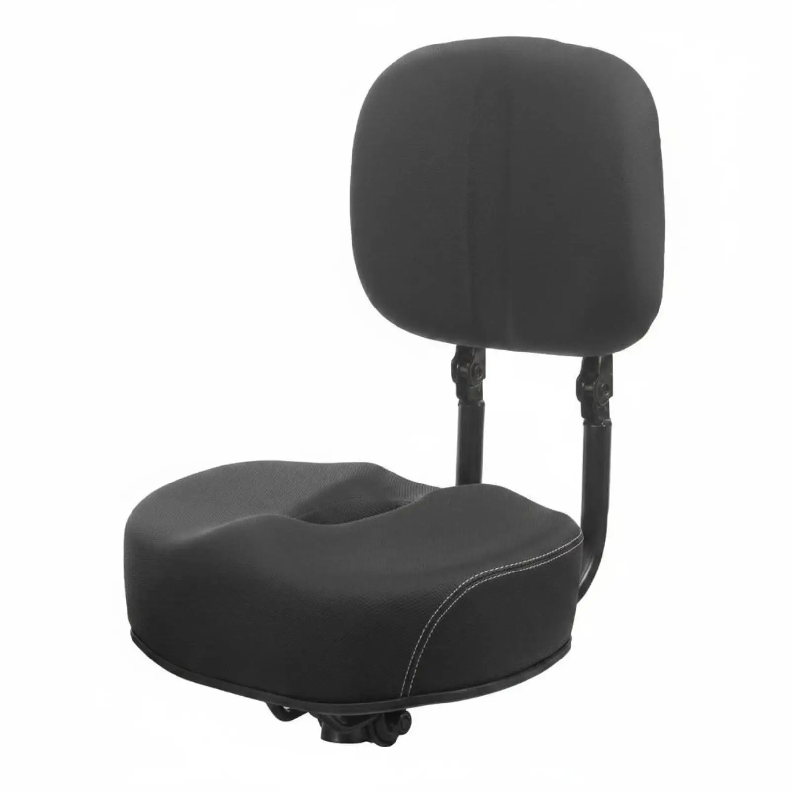 Comfortable Folding Bike Saddle Ergonomic Backrest Cycling Seat for Electric Bicycle Routine Rides