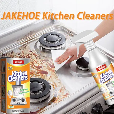 Kitchen Foam Cleaner Powerful Dissolving and Removing Stubborn Oil Stains Cleaning Cooking Utensils Multi-purpose Cleaning Spray