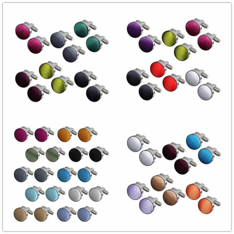 Mens Knot Cuff Links Shirts Jewelry Solid Button Cufflinks Christmas Fancy school Women Sale MJ40