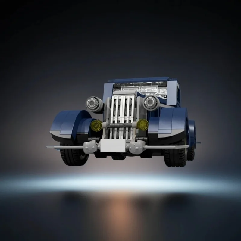 477pcs MOC Forded Model 3 Window Coupe Navy Model Team Model Toy Building Blocks Construction Christmas Gift Kids Creative DIY