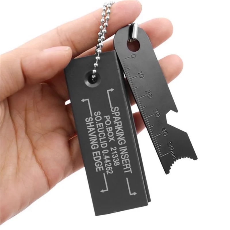 عصا مغنيسيوم مقاومة للماء مع حجر صوان وفولاذ، عدة بدء نار أساسية للتخييم والبقاء - 2