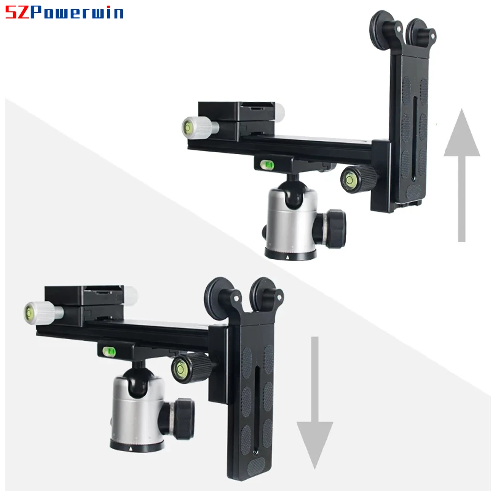 Powerwin L200 Telephoto Long Focus Lens Mount Support Bracket Holder Quick Release Plate Tripod Ballhead Gimbal Screw Adapter