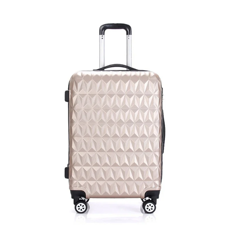 

Japanese Style Plaid Travel 24-Row Box Men's Universal Wheel Abs Student Luggage Women's Ultra-Light Trolley Case 20-Inch Boardi