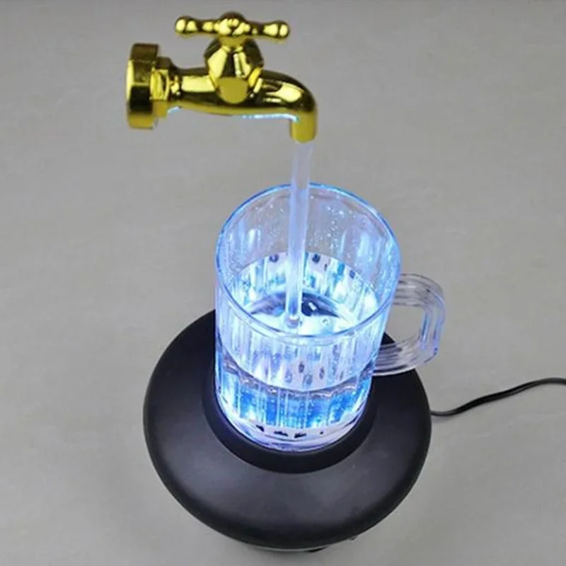 Nouveauté multicolore robinet magique en cours d'exécution veilleuse robinet d'eau robinet lampe Led tasse lumière Suspension lumières Fr286
