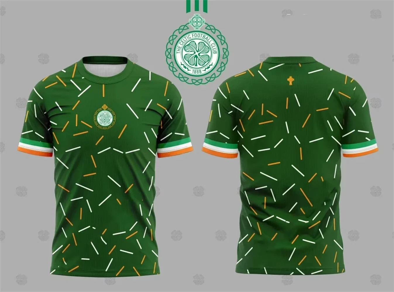2025 جديد الرجال التجفيف السريع تي شيرت سلتيك أيرلندا مريحة الرياضة تنفس امتصاص العرق قصيرة الأكمام ملابس جيرسي #2