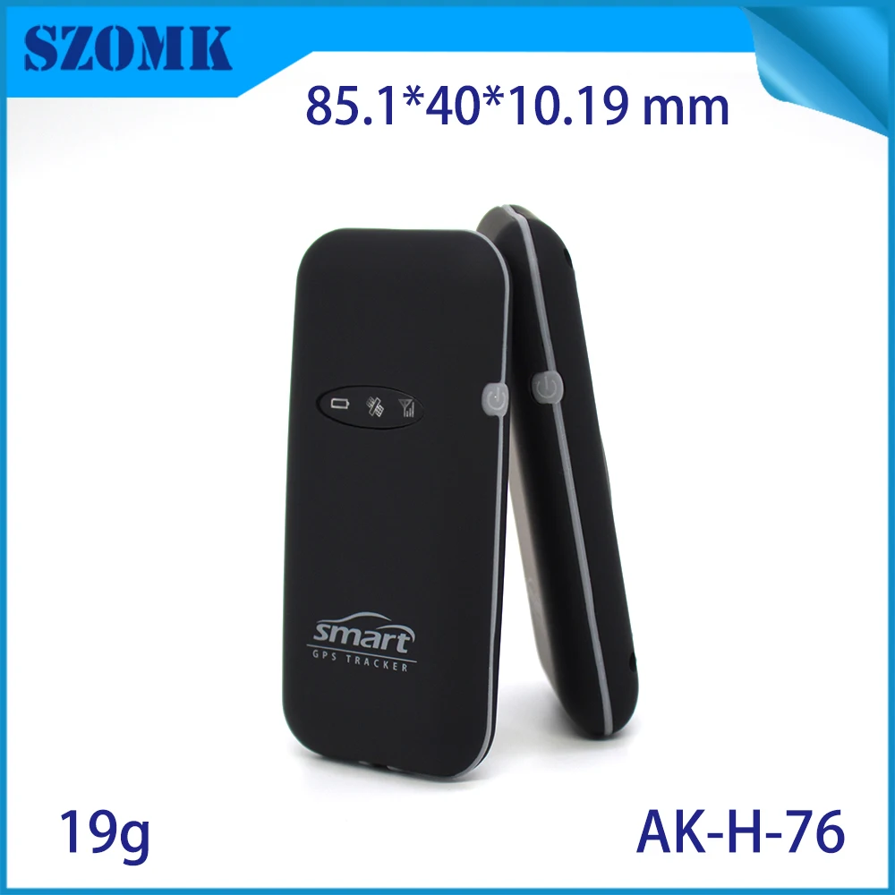 1Piece 85*40*10mm GPS tracking abs plastic housing soft car motorcycle vehicle GPS tracker plastic housing electronics enclosure