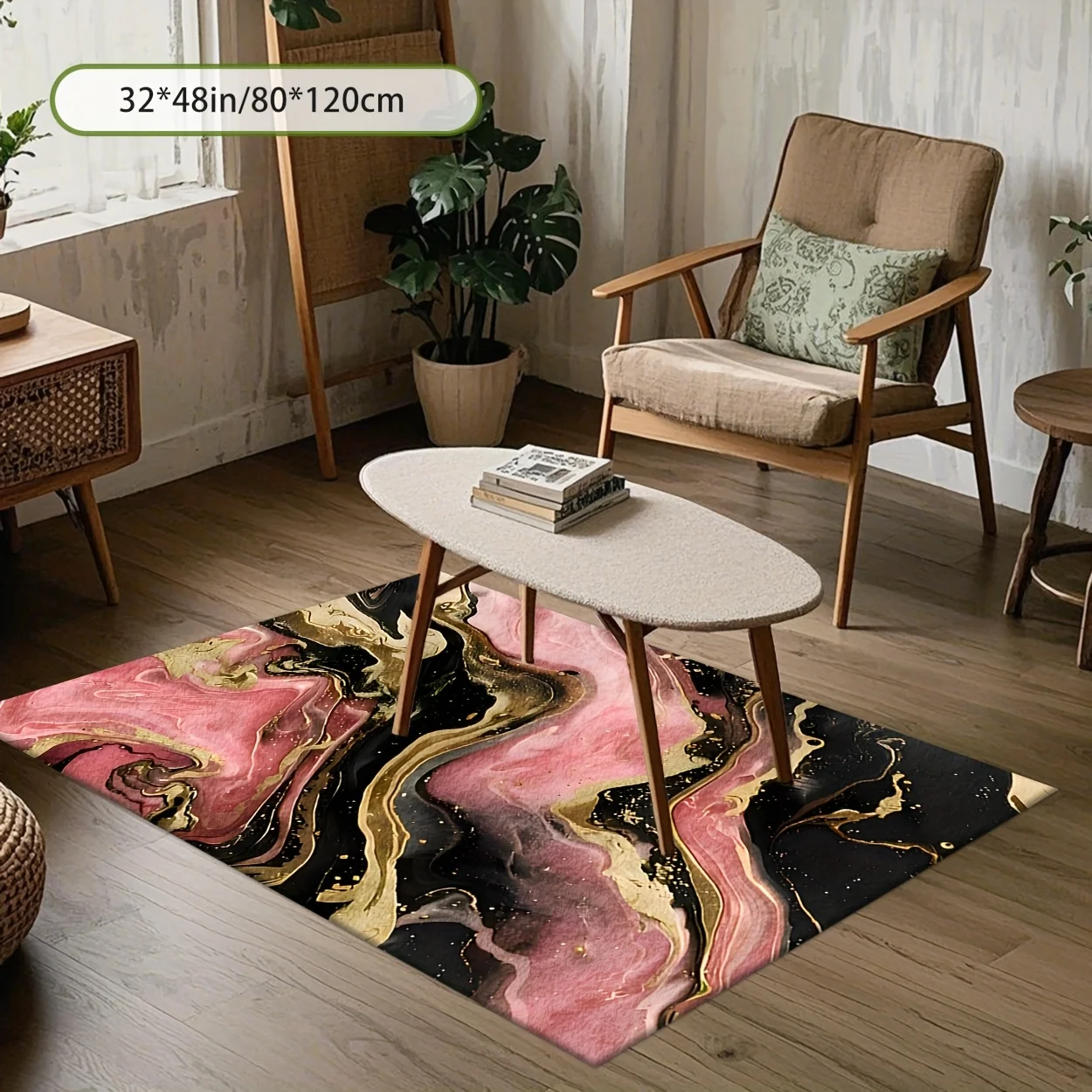 Tapis de sol imprimé motif mar - Printed Rug Abstract avis et prix