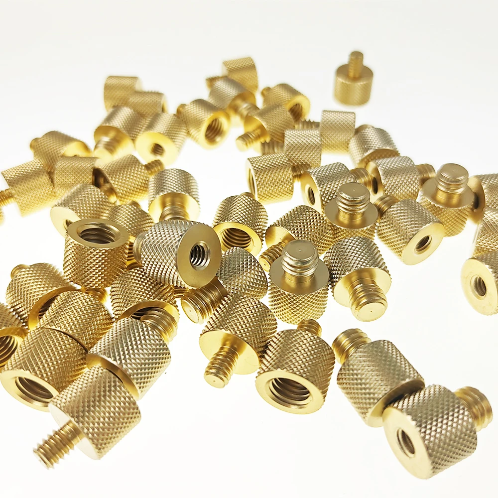 1/4 to 3/8 Inch Screw Universal Camera Conversion Screw Tripod Ballhead Quick Release Mount Adapter