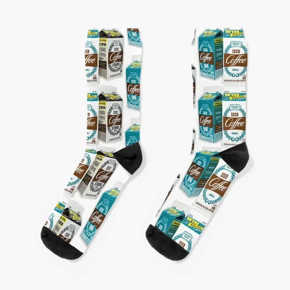 

Farmers Union Iced Coffee Support Socks man warm winter cycling Girl'S Socks Men's