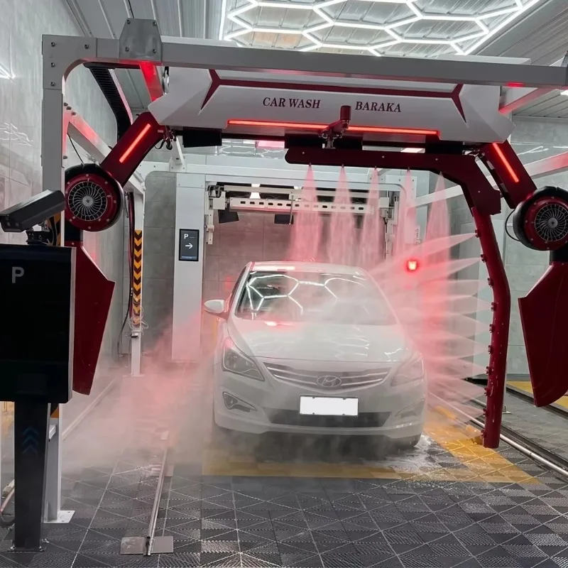 High Efficiency 360 Touchless Automatic Car Wash Station Smart Control Professional Vehicle Cleaning Equipment for Business