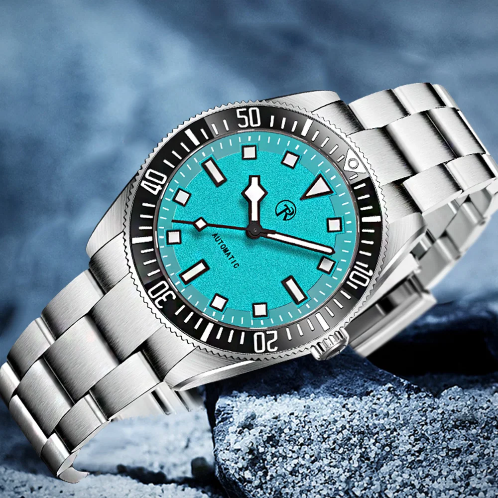 

Новые мужские механические часы 2026 года, модные автоматические часы NH35, мужские часы с сапфировым стеклом, светящиеся, водонепроницаемые, Rollstimi