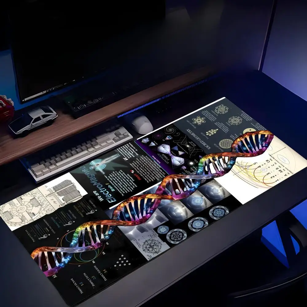 Негабаритный персонализированный коврик для игровой компьютерной клавиатуры для офисного использования с ковриком для мыши с запираемым краем