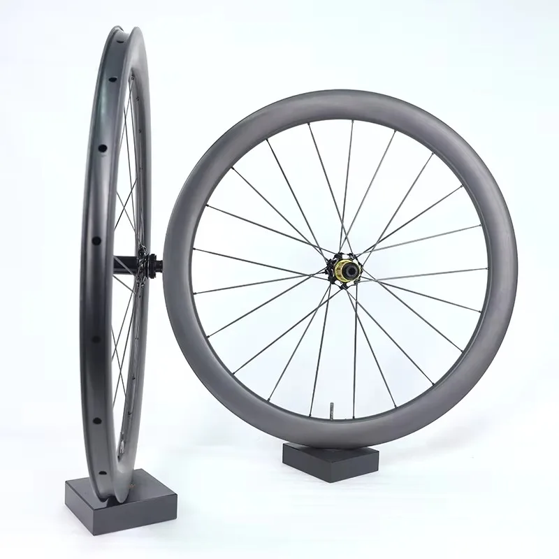 High-Performance Toray T800 Carbon Disc Brake 700c Wheelset Tubeless Clincher Center Lock Model