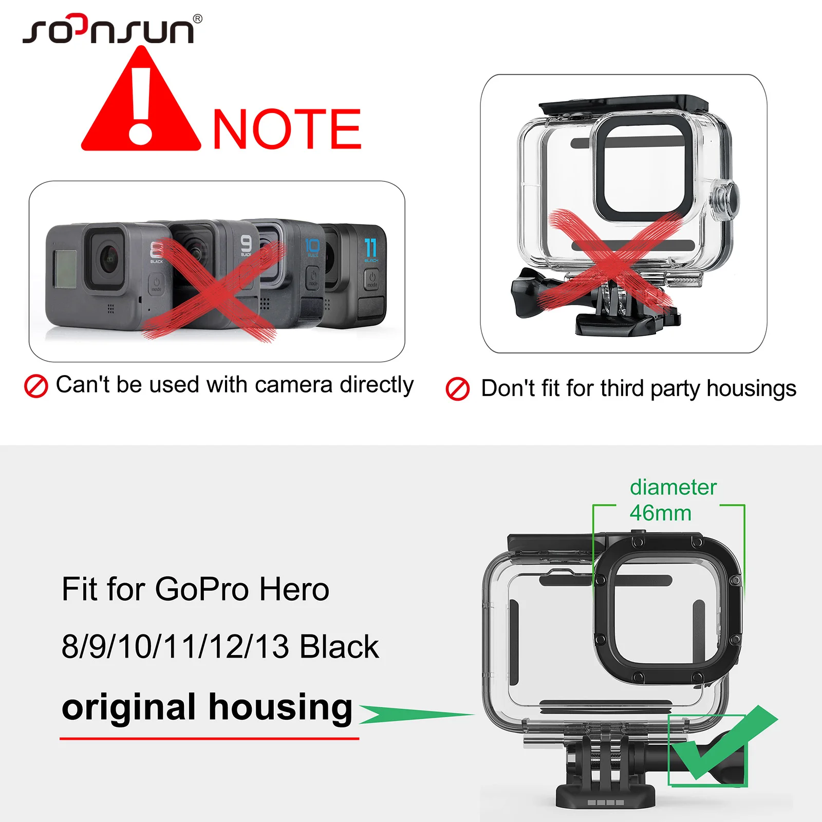GoPro Hero 8-13 Underwater Filter Kit
