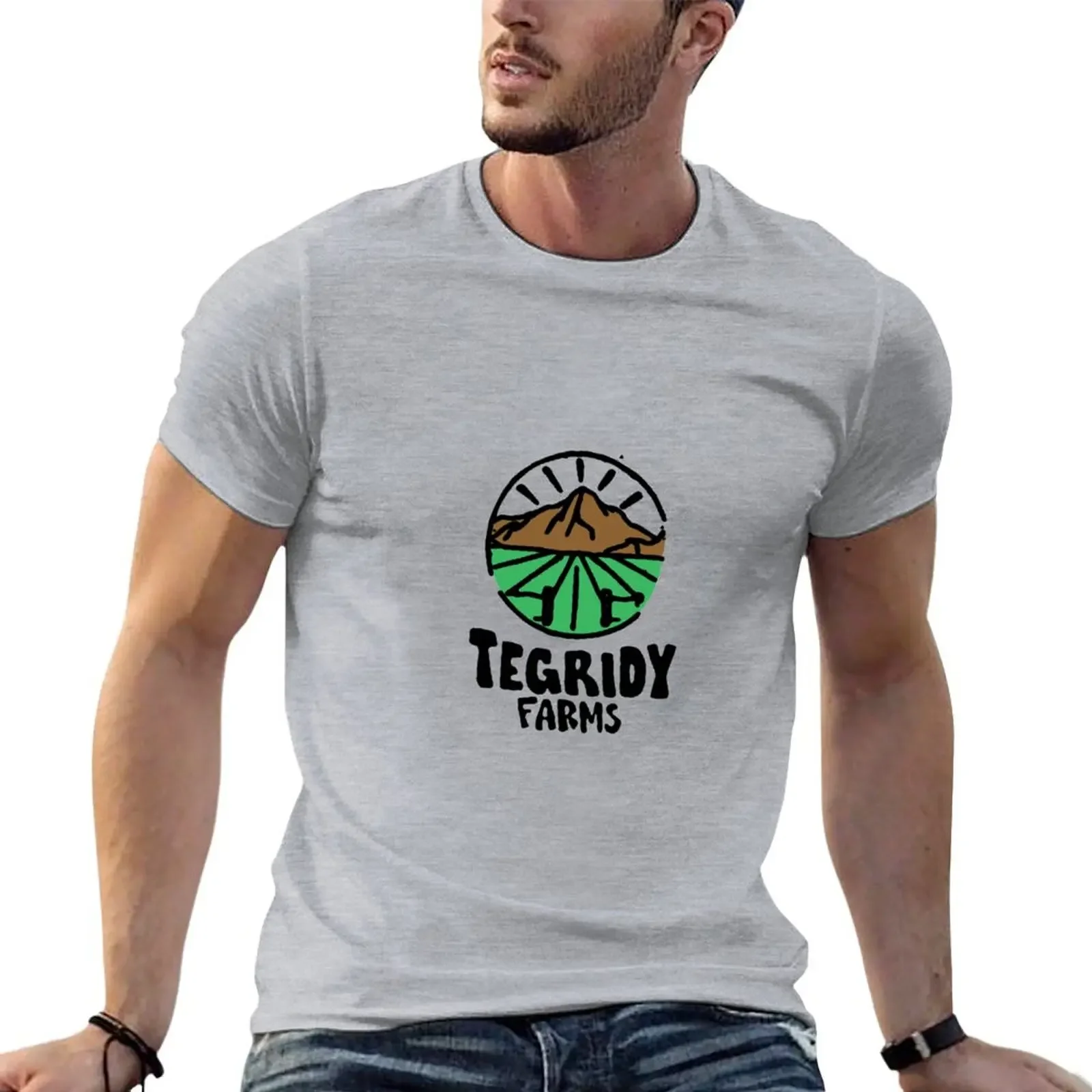 tegridy farms T-shirt korean fashion summer tops t shirts for men pack