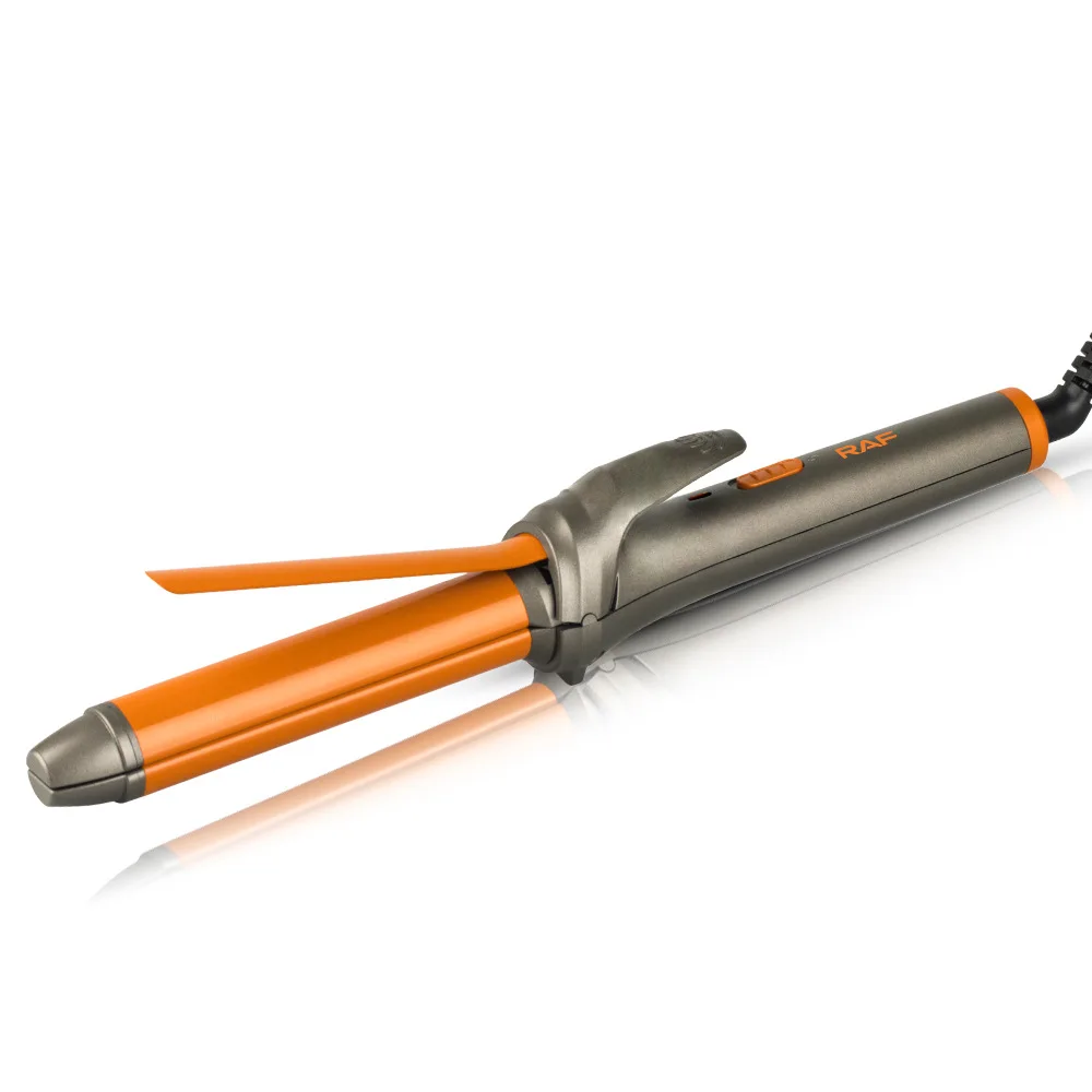 مكواة تجعيد الشعر اثنين في واحد، جبيرة سيراميك جافة ورطبة، تجعيد مستقيم ثنائي الغرض، أداة تجعيد كبيرة