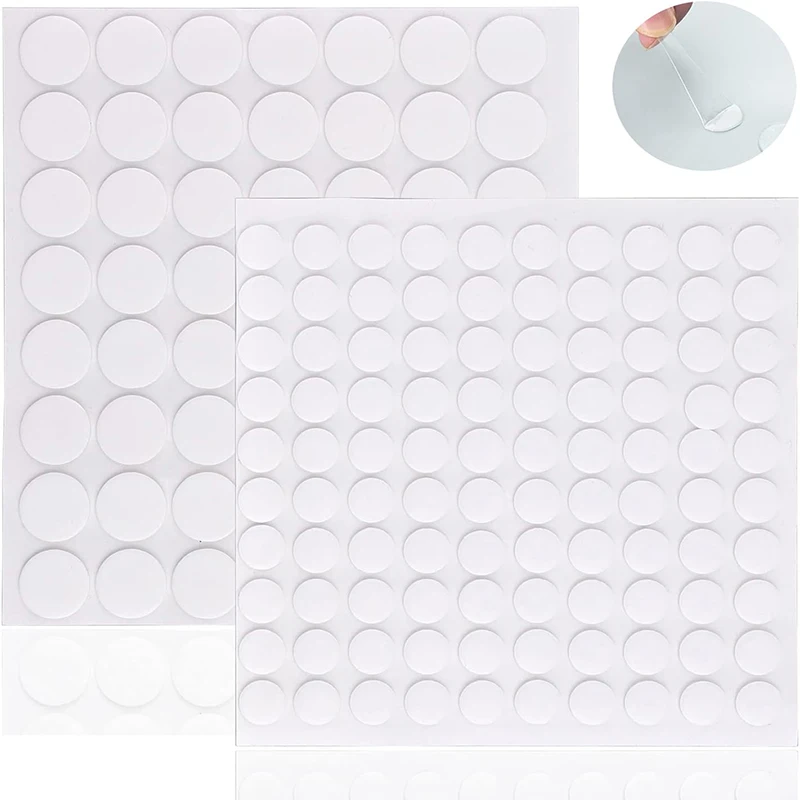 

50/100pcs Double Sided Adhesive Dots Tape Clear Sticky Tape Removable Round Sticky Tack No Trace Sticky Tape DIY Festival Decor