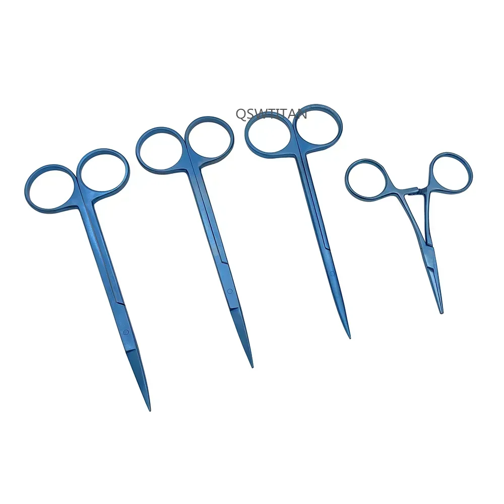 Enucleatie Set Titanium Microscopie Chirurgische Kit Oftalmische Instrumenten Met Sterilisator Doos