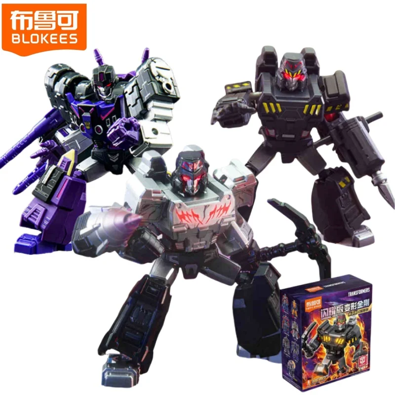 

Новые оригинальные Blokees Led Shining Version 3, трансформеры Miner Megatron, робот, строительные блоки, игрушки, собранные фигурки, подарки
