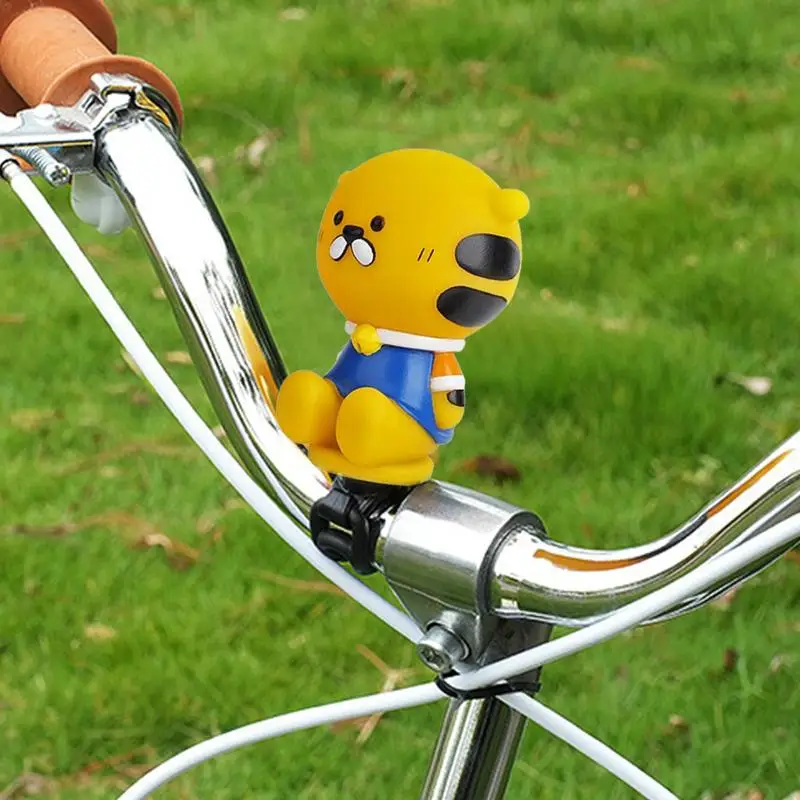 Bike Bell Panda Squeeze Horn Kawaii Tiger Cycling Horn Cute Fun Animal Sounds For Handlebars For Kids Enhances Bike Safety