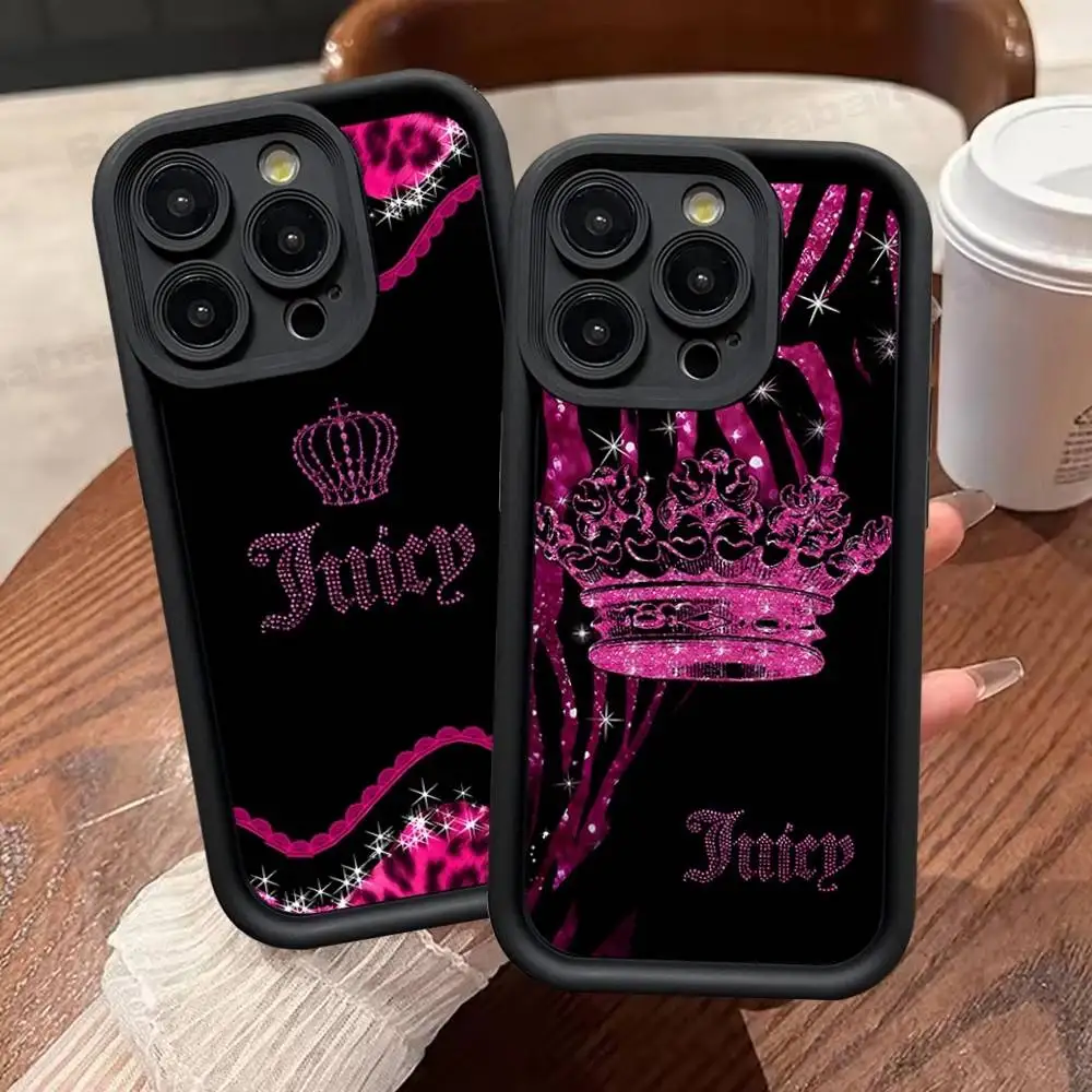 

Pink J-Juicy C-Couture Phone Case For IPhone 17 16 15 14 Plus 13 12 11 Pro Max Silicone Cover