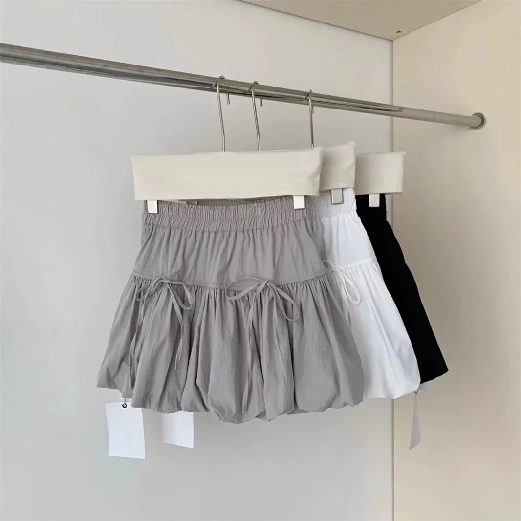 

Children Girls Pleated Cake Skirts Summer 2026 Elastic Waist Infant Babys Girls Bubble Skirts Toddler Kids Girls Princess Skirts