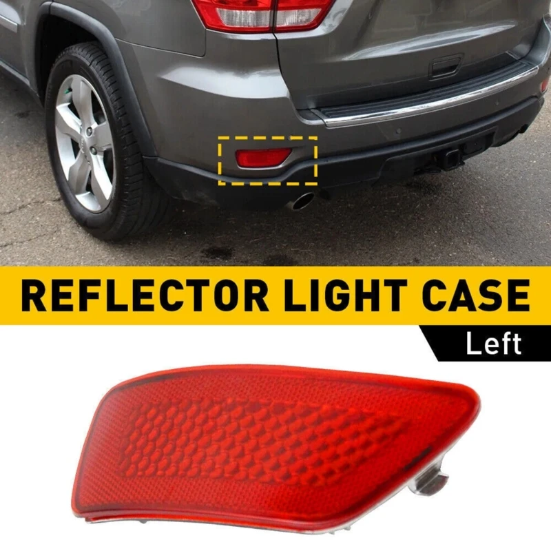 Car Rear Bumper Reflector Lamp Reflector Trim for Jeep 57010720AC