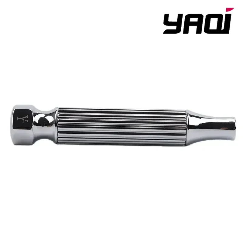 حامل ماكينة الحلاقة بمقبض ماكينة الحلاقة الآمنة Yaqi Apollo / PILLAR كروم اللون هدية عيد ميلاد لصديقها