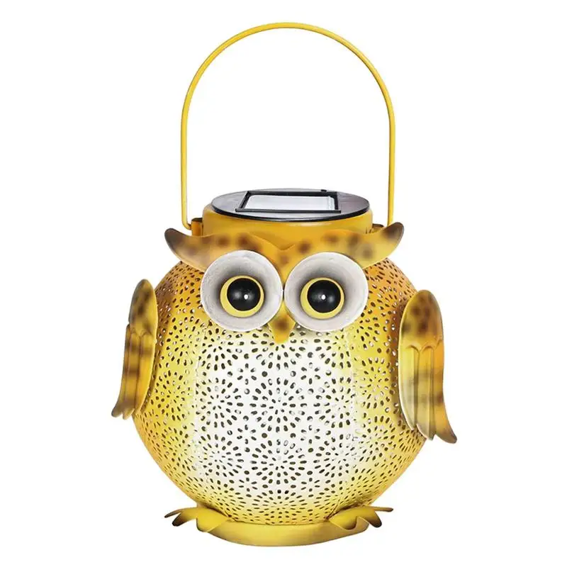 

Outdoor Owl Decor Solar Metal Owl Decor Lanterns Waterproof Lawn Lamp Hangings Garden Decoration Figurine For Patio Yard Garden