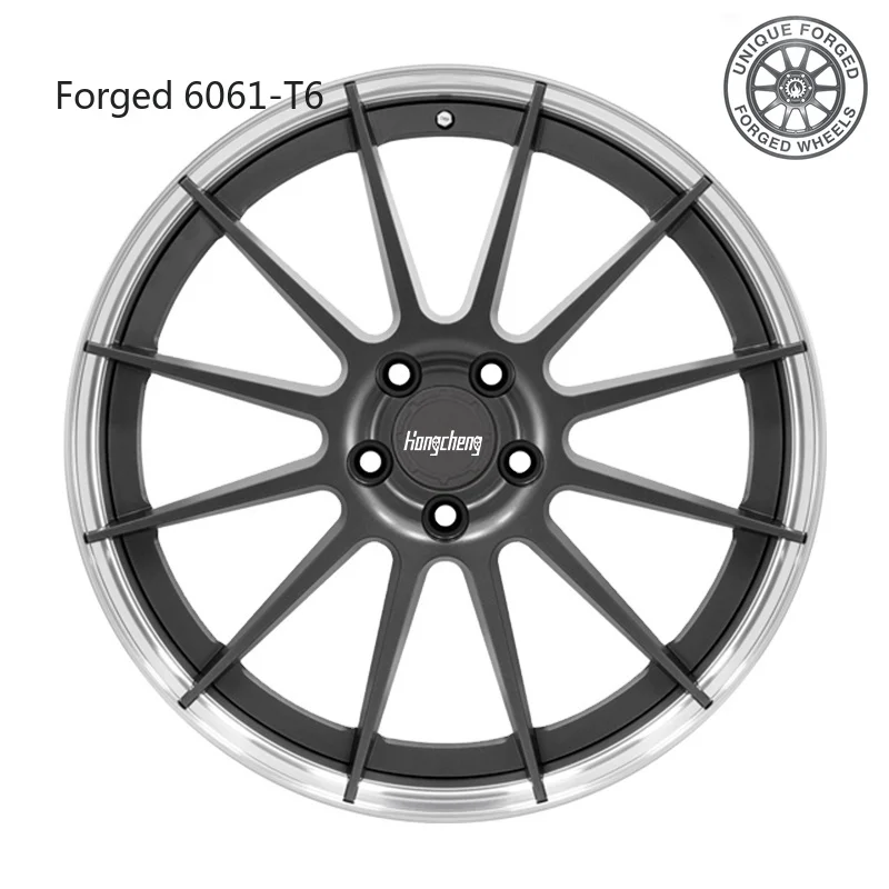 

New model of 26Two Piece 5x114.3 5x120 Spoke Wheel 6061 T6 Alloy Forged Wheel for Rs7