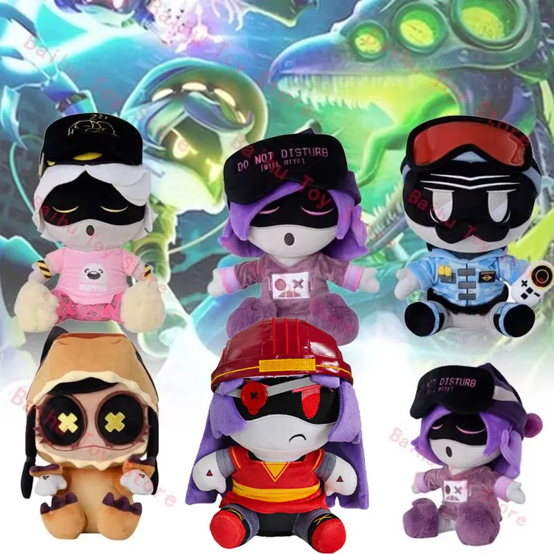 

2025 Murders Dronesed Plush Anime UZI Pajama Plush Cute Cyn T-Rex Plushie Khan Stuffed Doll Soft Room Decor Pillow Toy Kids Gift