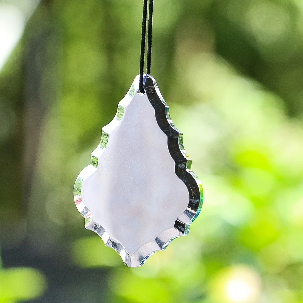 

Illusion Maple Leaf Crystal Hanging Wedding Balcony Indoor Hanging Ornament Lamps Accessories Exquisite Gifts Decorations