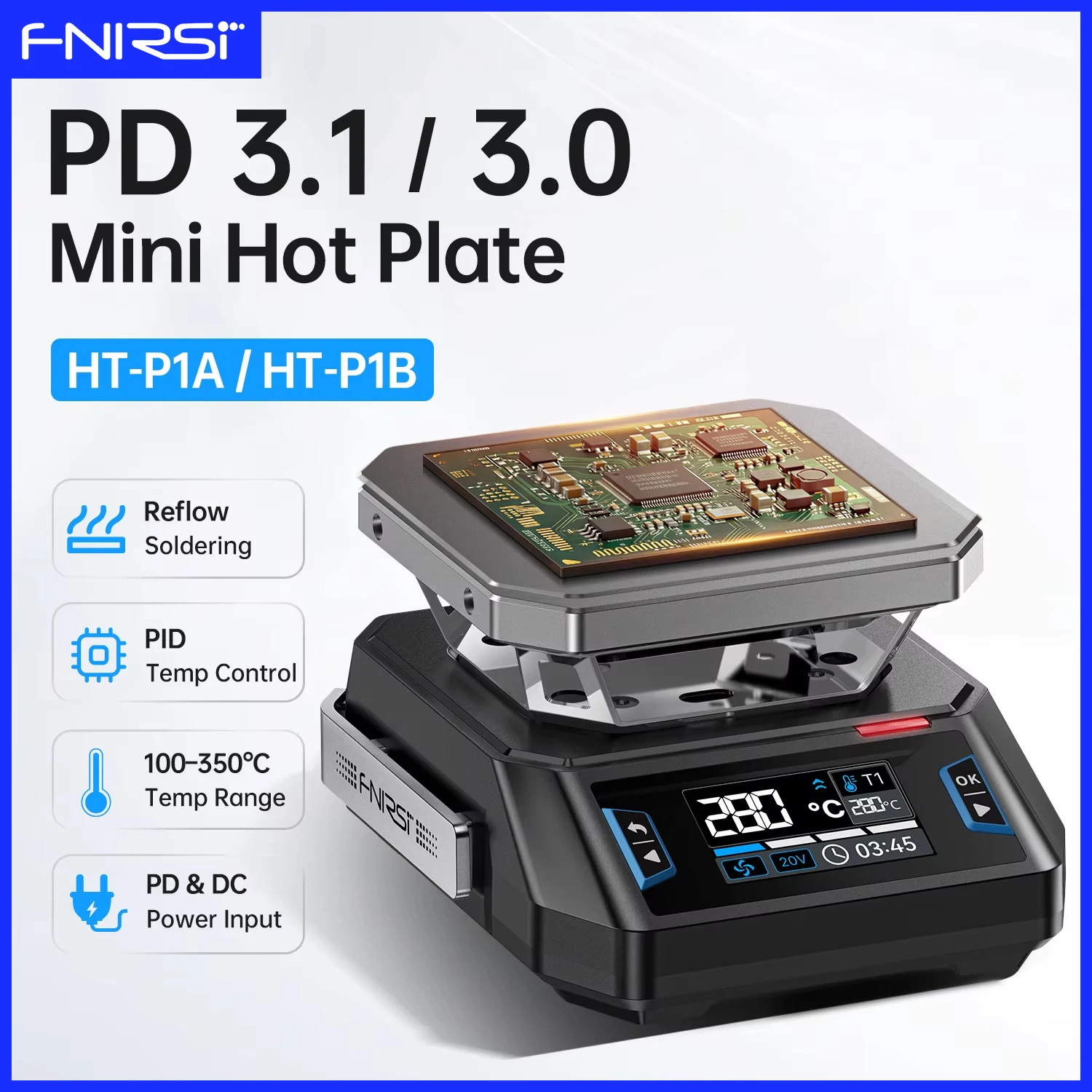 station-de-chauffage-electronique-fnirsi-ht-p1a-b-plaque-chauffante-de-table-plateforme-de-prechauffage-100-℃-~350-℃-150w-max-pour-la-reparation-de-telephones-bga-pcb-smd