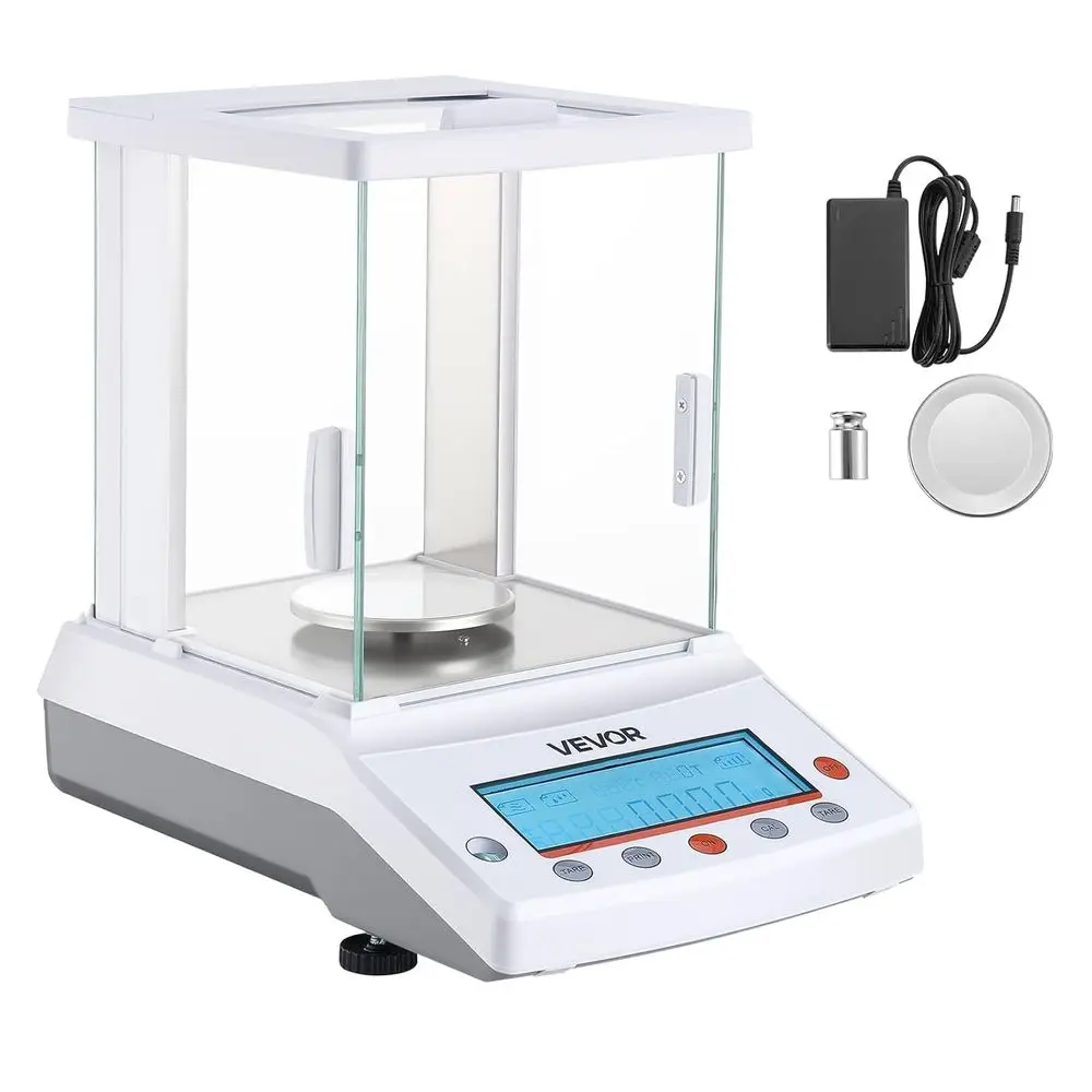 

Analytical Balance, 120 g x 0.001 g High Precision Accuracy Lab Scale, g/oz/ct/mg 4 Units Electronic Digital Analytical Balance