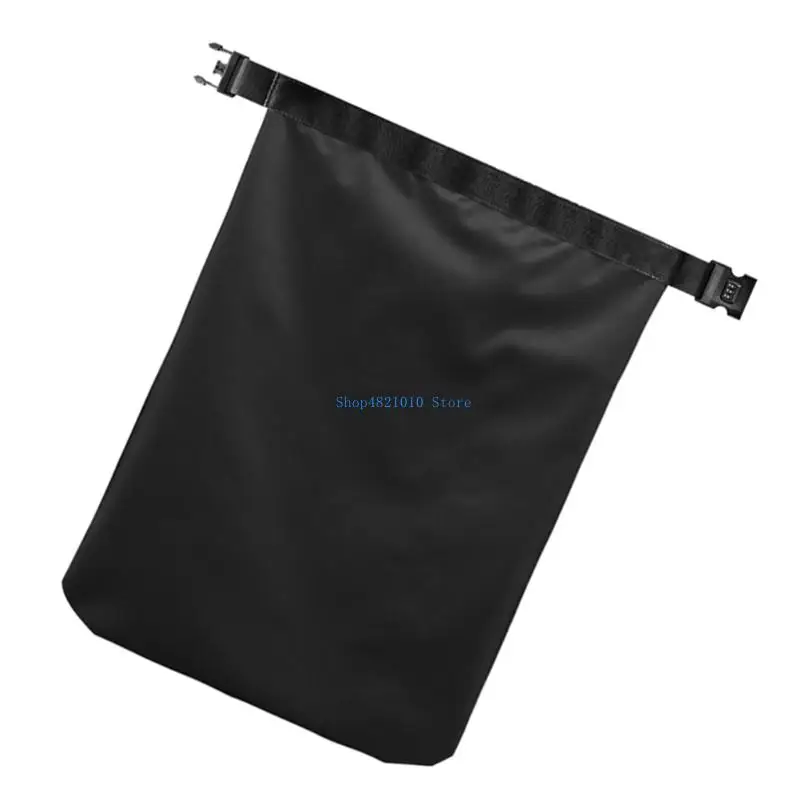T3LF Premium Oxford Motorcycle Gear Storage Bag Lockable Design Oversized Pocket