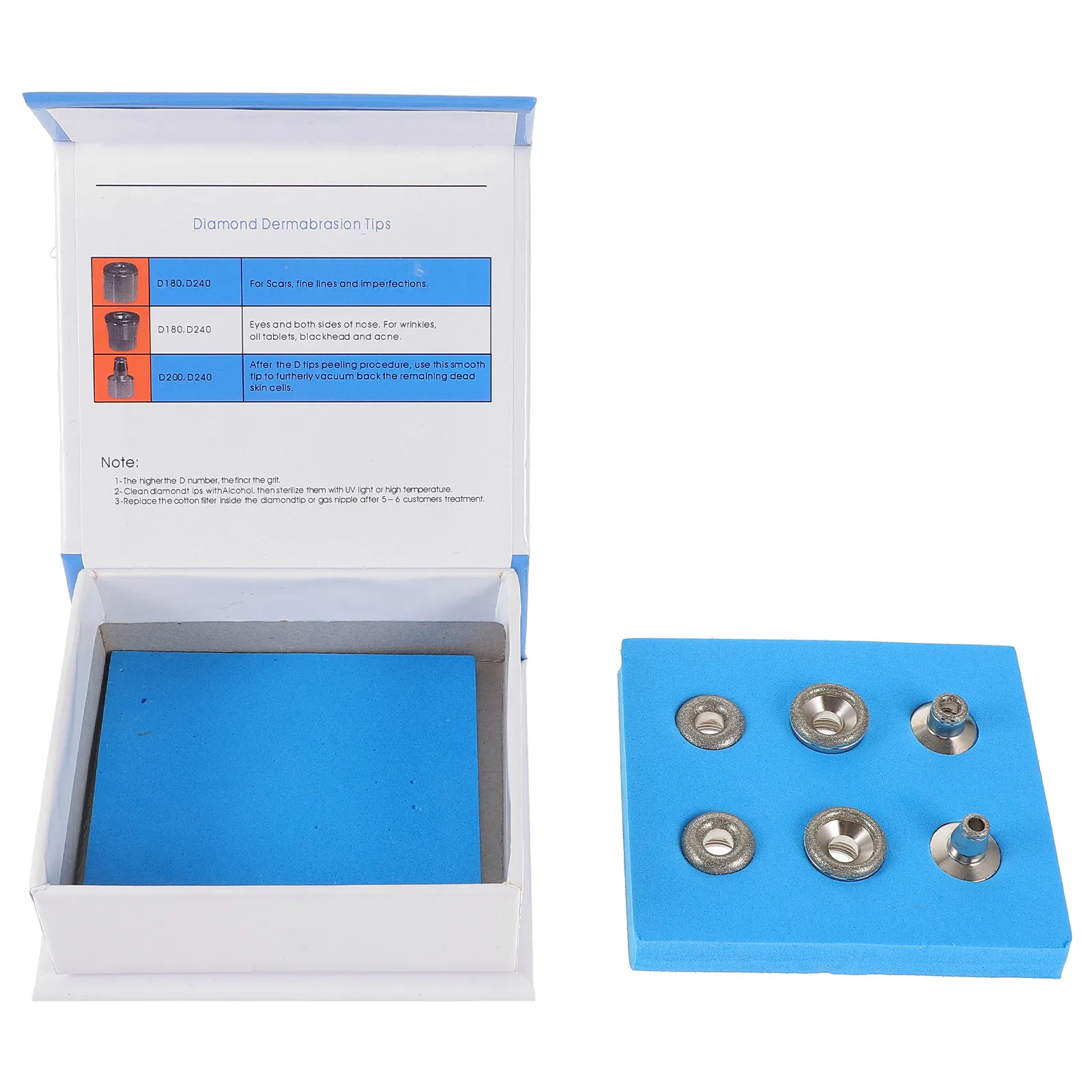 

Алмазная насадка для микродермабразии, прочный микроскопический аксессуар, набор для пирсинга септума, премиальный материал, долговечный.